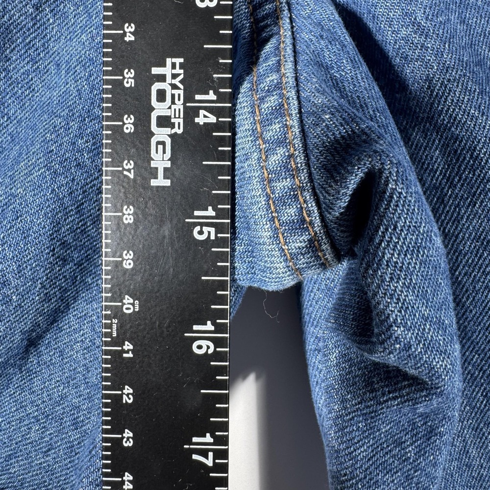 LL Bean Mens Relaxed Fit Flannel Lined Jeans Blue 42x28 (38x27) 139426 - Picture 4 of 10